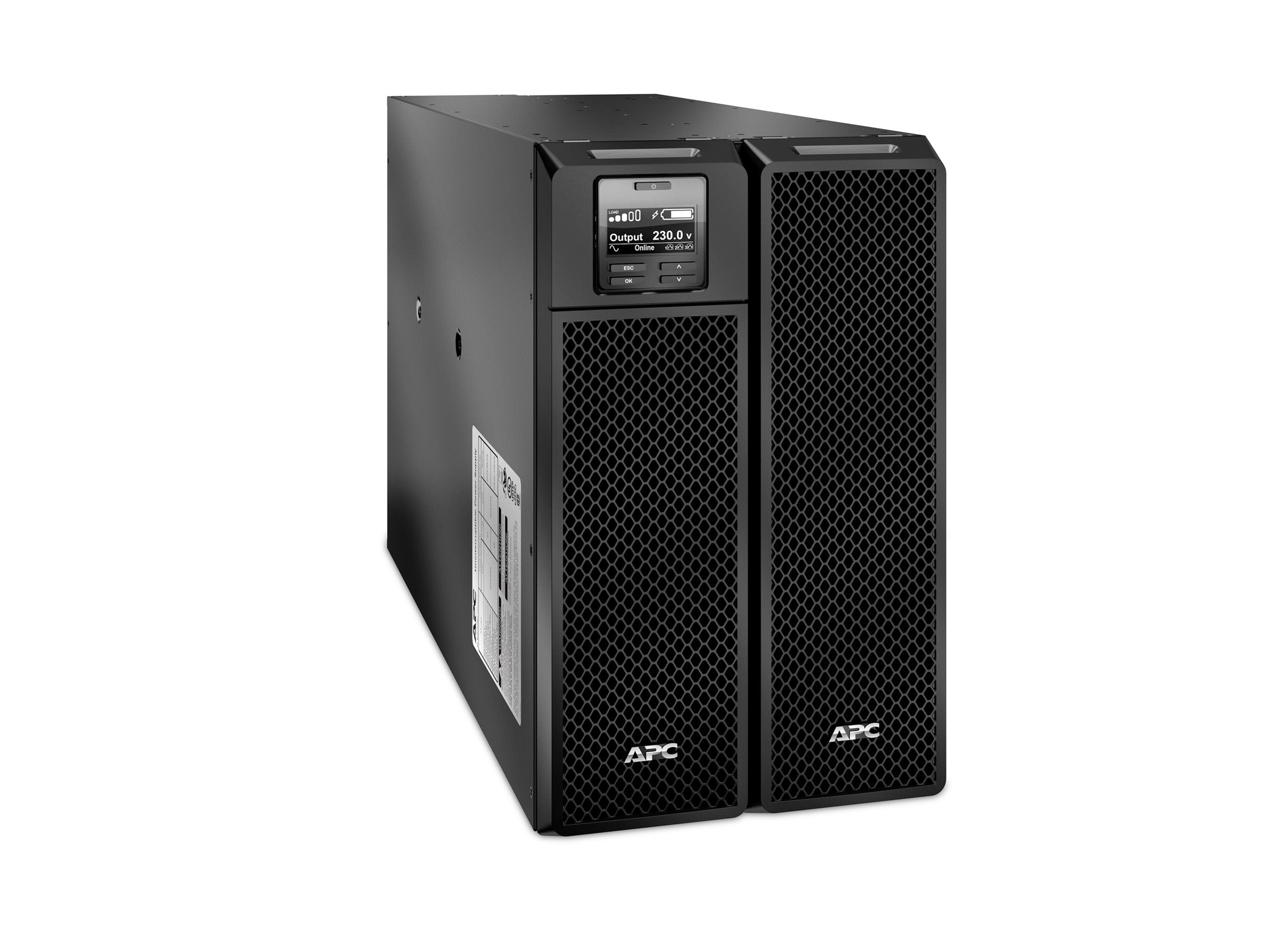 APC Smart-UPS SRT 8000VA UPS Rack AC 230V 8000Watt 8000VA Ethernet 10/100 USB output connectors 14 6U Black