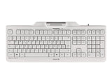 CHERRY KC1000 SC corded Security Keyboard USB ultraflat grey with integrated Smartcard-Terminal (DE)