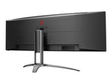AOC B2 AG493UCX2 écran plat de PC 124 cm (48.8") 5120 x 1440 pixels Quad HD LED Noir