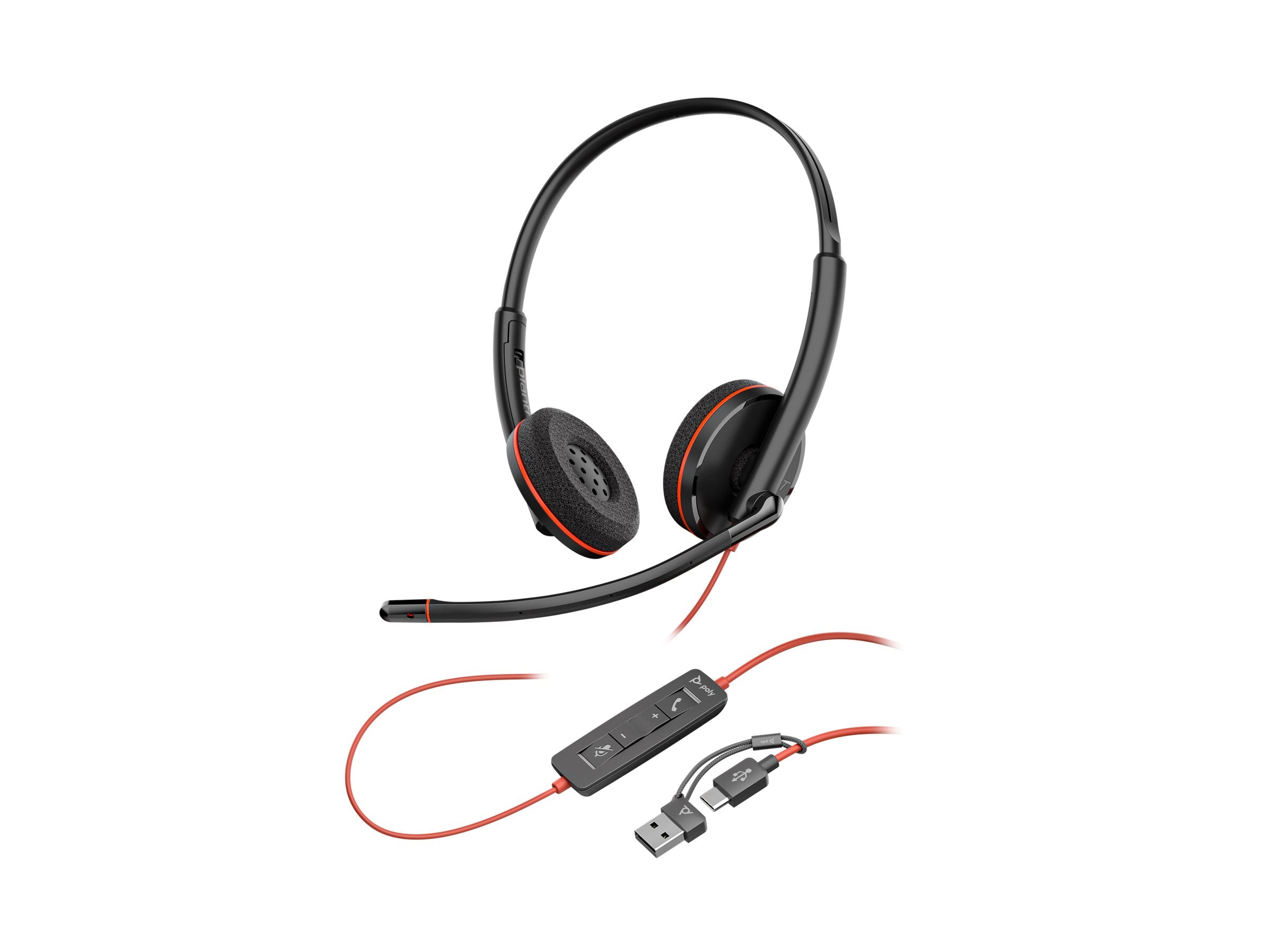Poly BW 3220 USB-C HS+USB-C/A Bulk