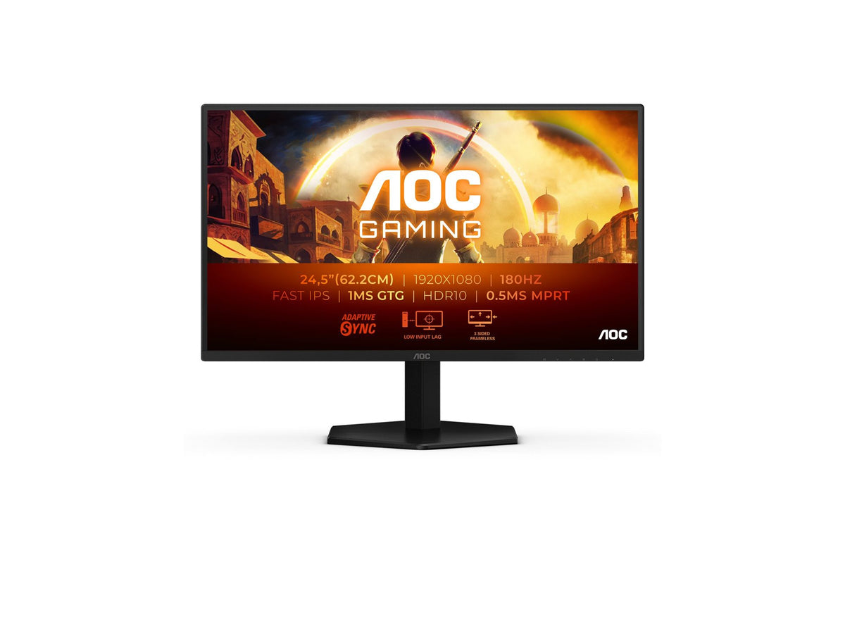 AOC 25G42E 24.5p Fast IPS FHD 180Hz 1ms 300cd/m2 HDMI 2.0 DP1.4