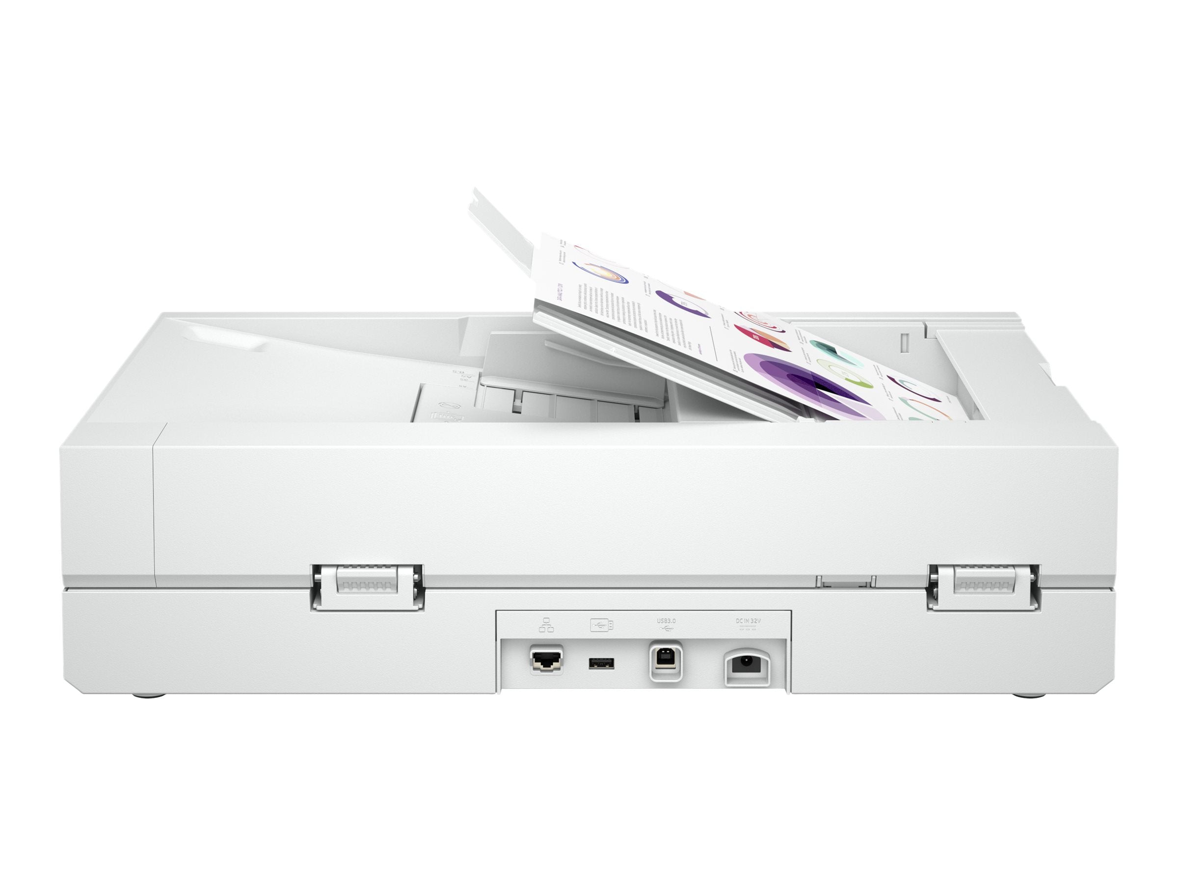HP ScanJet Enterprise Flow N6600 fnw1 scanner à plat Réseau/USB A4 avec chargeur auto de 100 feuilles - jusqu’à 50 ppm/100ipm