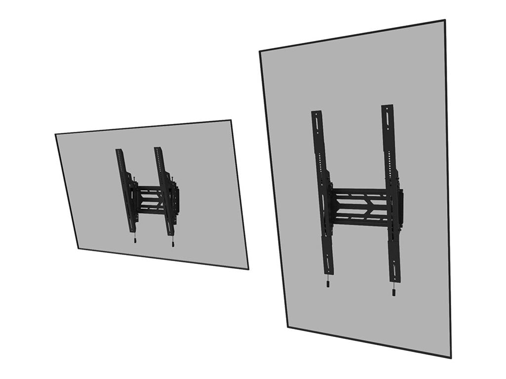 NEOMOUNTS WL35S-950BL19 Support mural inclinable pour Ã©cran 55-110p - robuste - verrouillable - paysage et portrait