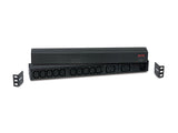APC BANDEAU DE PRISES BASIQUES -IEC C20 EN ENTREE 10 SORTIE IEC C13 2 SORTIES IEC 19 - RACK 1U HORYSONTAL