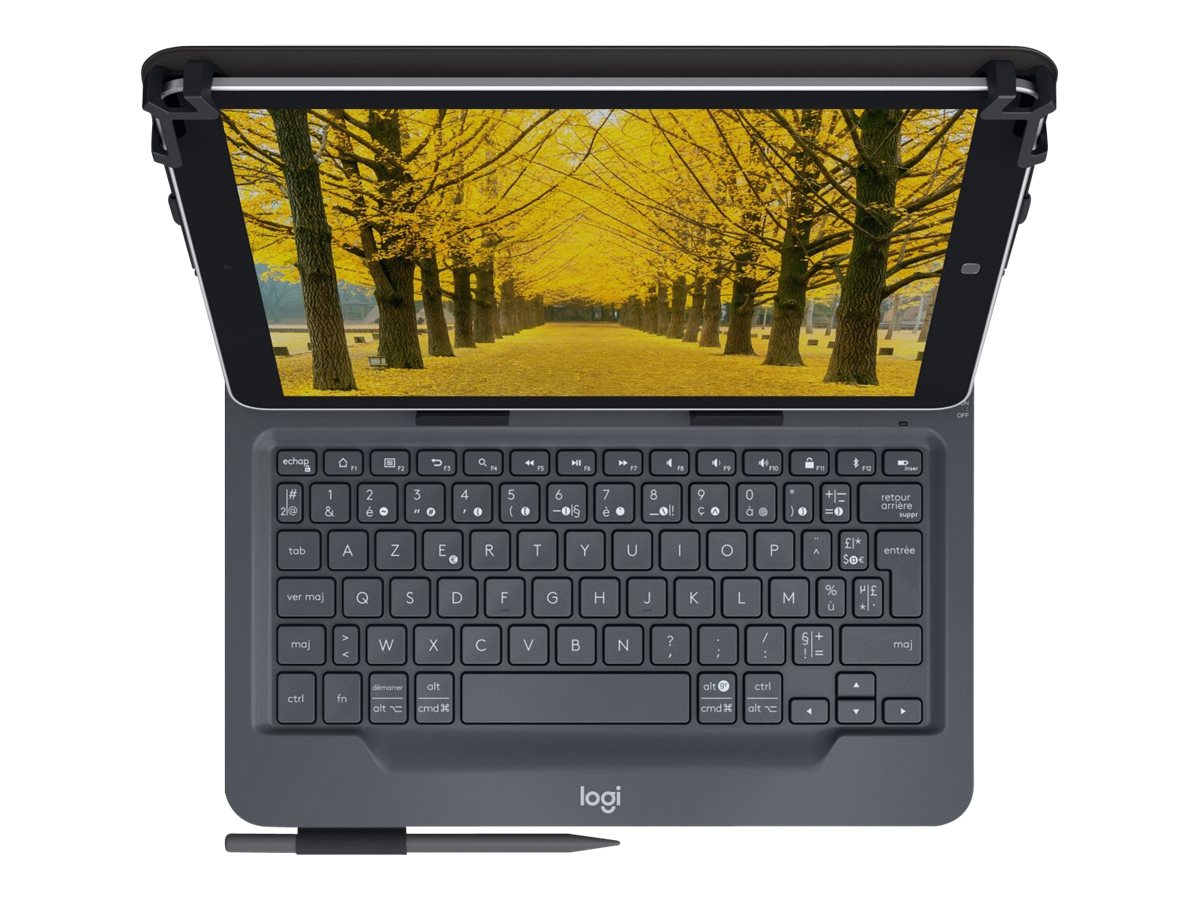 LOGITECH Universal Folio with integrated keyboard for 23 - 25,5cm / 9-10 inch tablets (UK) INTNL