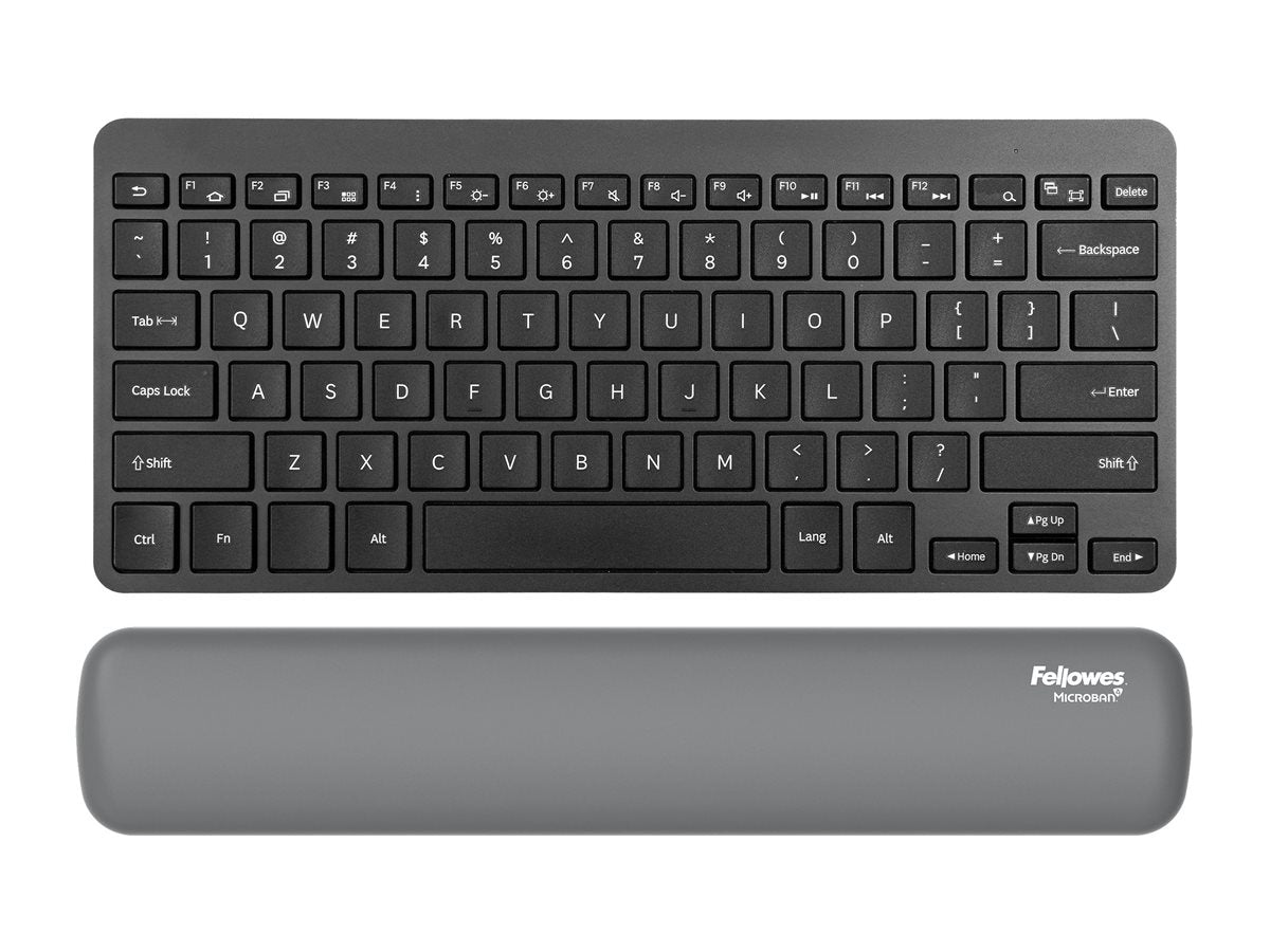 FELLOWES Repose-poignets clavier compact Breyta Gris