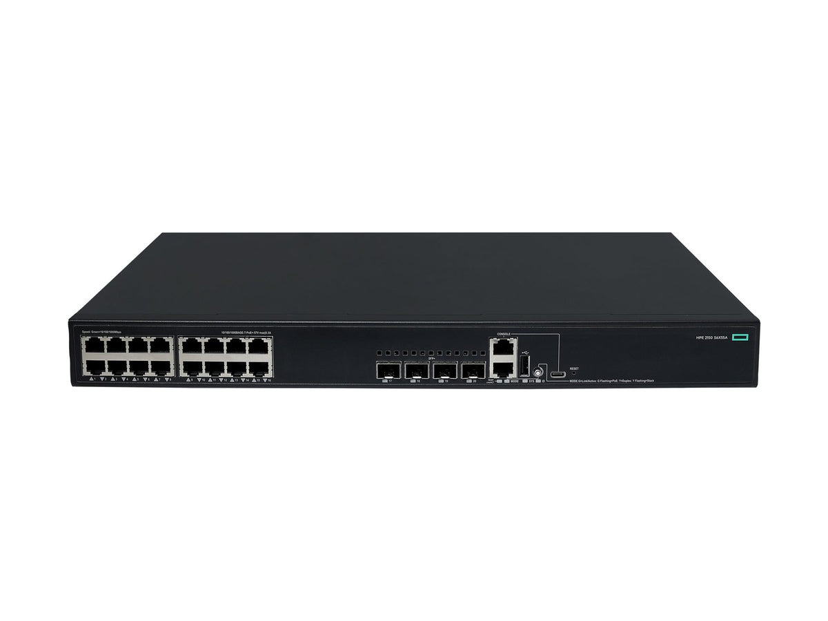 HPE Networking CW 2150 16p 10M/100M/1G PoE+ 4p SFP+ 1G/10G 248W Switch EU en