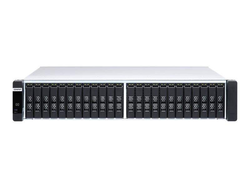 QNAP ES2486dc-2142IT-128G 24-Bay Enterprise ZFS NAS SAS 12G/6G Xeon D-2142IT 128Go RAM 7-LAN 4 SFP+ 3 RJ45 for Each Controller