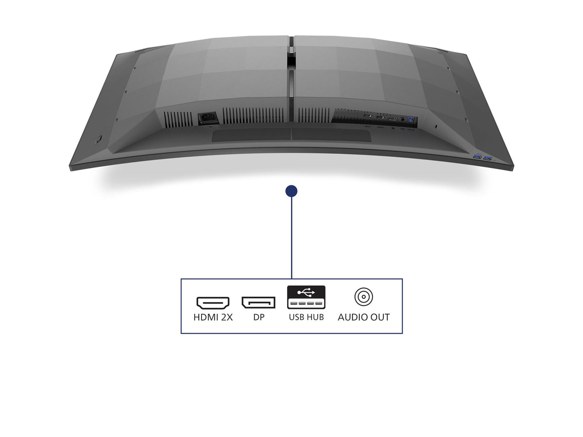 PHILIPS 34M2C6500 34p OLED 3440x1440 HDMI Black/Grey