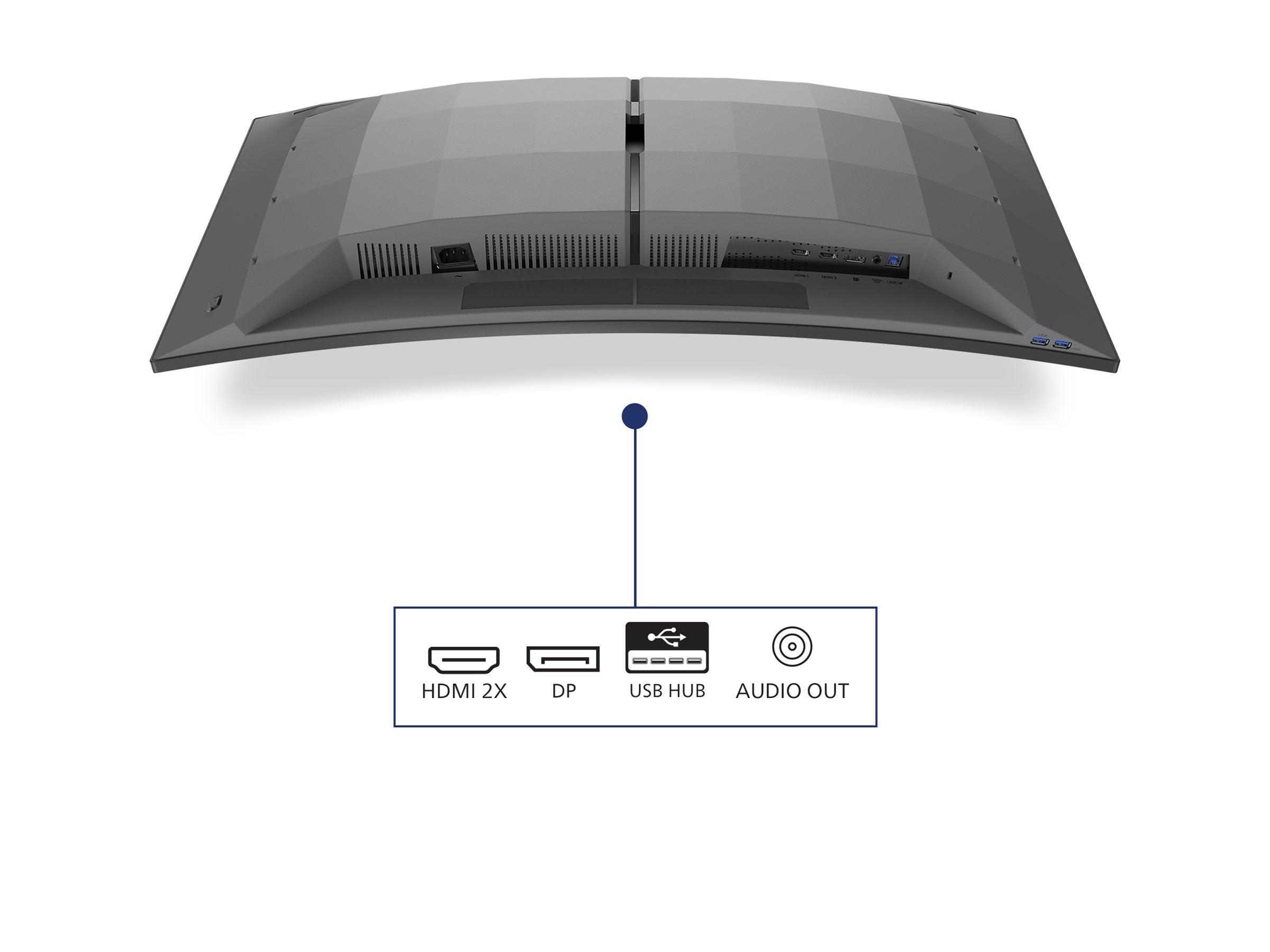 PHILIPS 34M2C6500 34p OLED 3440x1440 HDMI Black/Grey