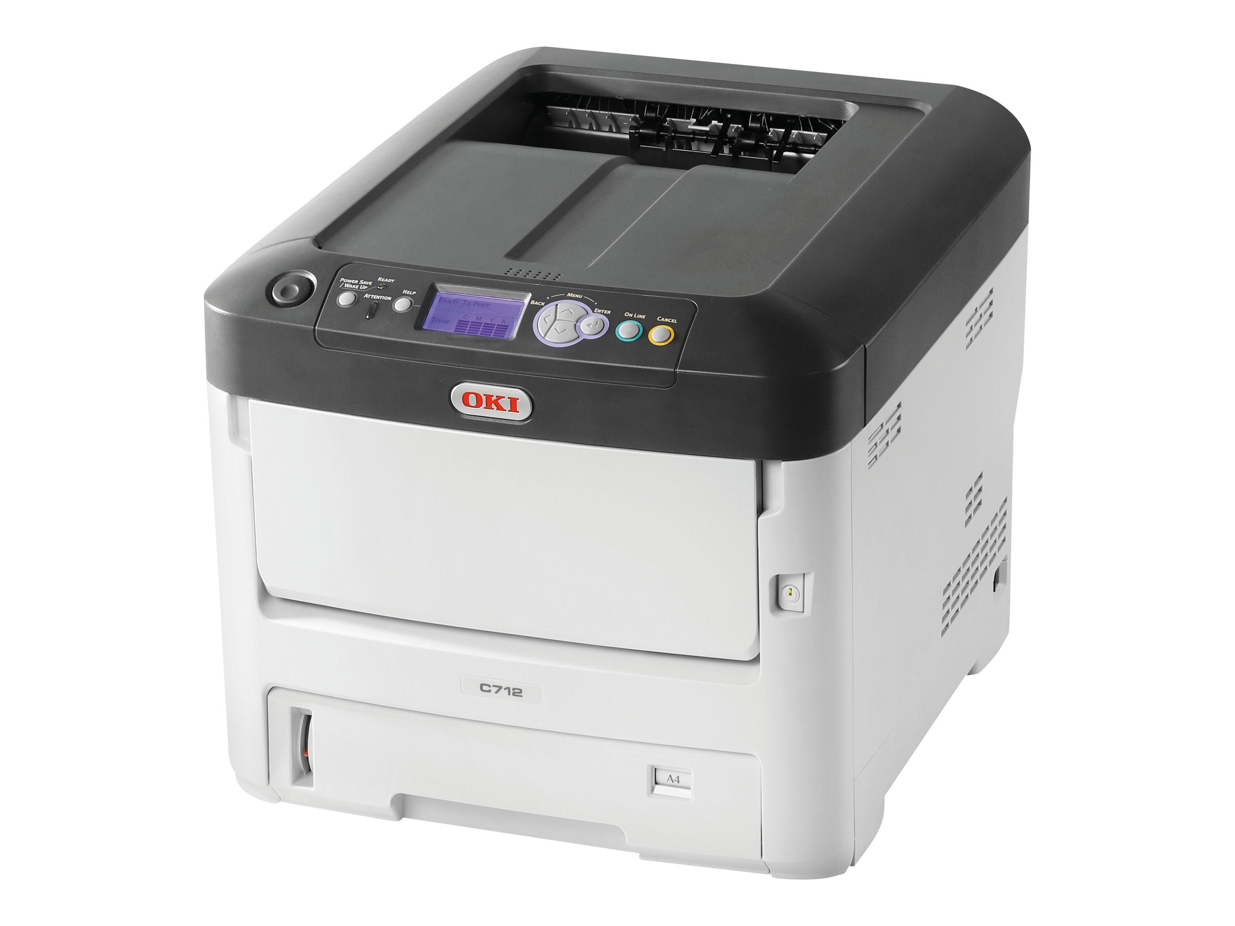 OKI C712dn Imprimante A4 Couleur - 1200 x 600 dpi - Recto Verso - LED  34 ppm (couleur) / 36 ppm (Mono)