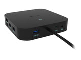 I-TEC USB-C Dual Display MST Docking Station 2xDP 1xGLAN 3xUSB 3.1 2xUSB 2.0 1xUSB-C-Data 1xAudio/Mic Jack 1x100W USB-C PD