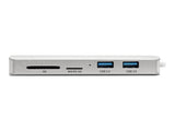 EATON TRIPPLITE USB-C Dock 4K HDMI USB 3.2 Gen 1 USB-A/C Hub GbE Memory Card 60W PD Charging