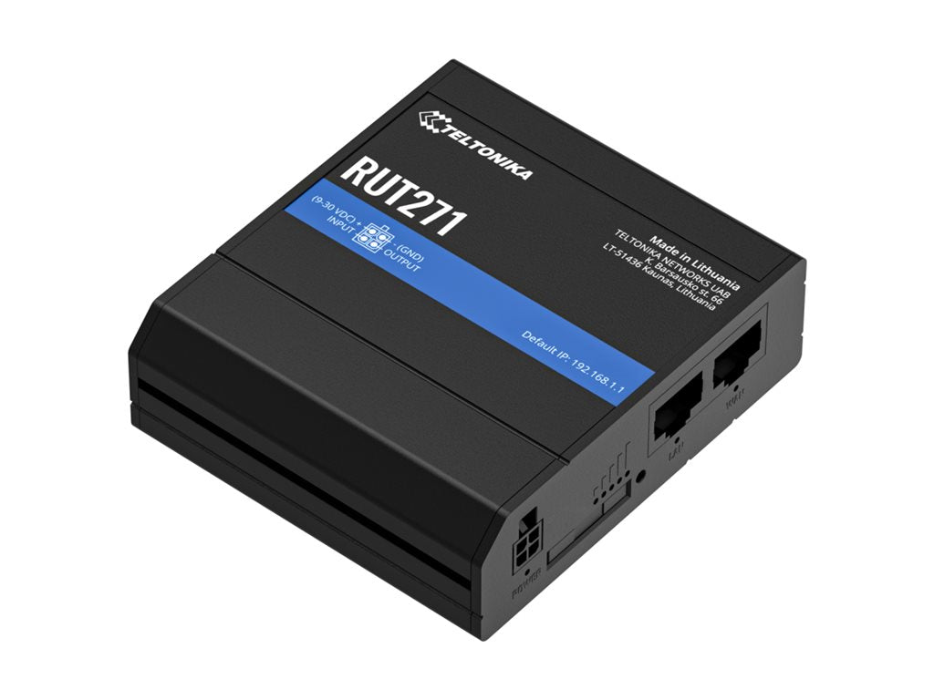 TELTONIKA NETWORKS RUT271 Redcap 5G/4G/LTE WiFi Router