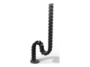 FELLOWES Cable tube 130cm with weighted base plate Black