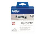 BROTHER P-TOUCH DK-22212 blanc continue length film 62mm x 15.24m