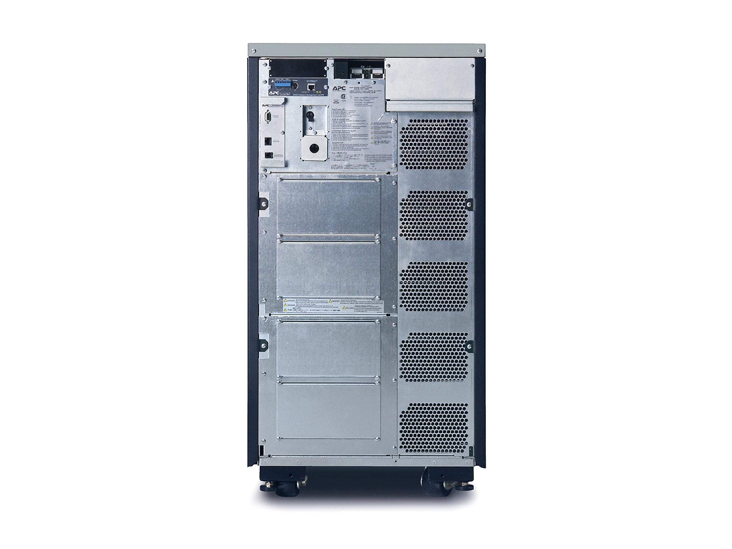 APC Symmetra LX 8kVA Scalable to 16kVA N+1 Power array AC 208/240V 8000VA Ethernet 10/100 output connectors 1 19U Black silver