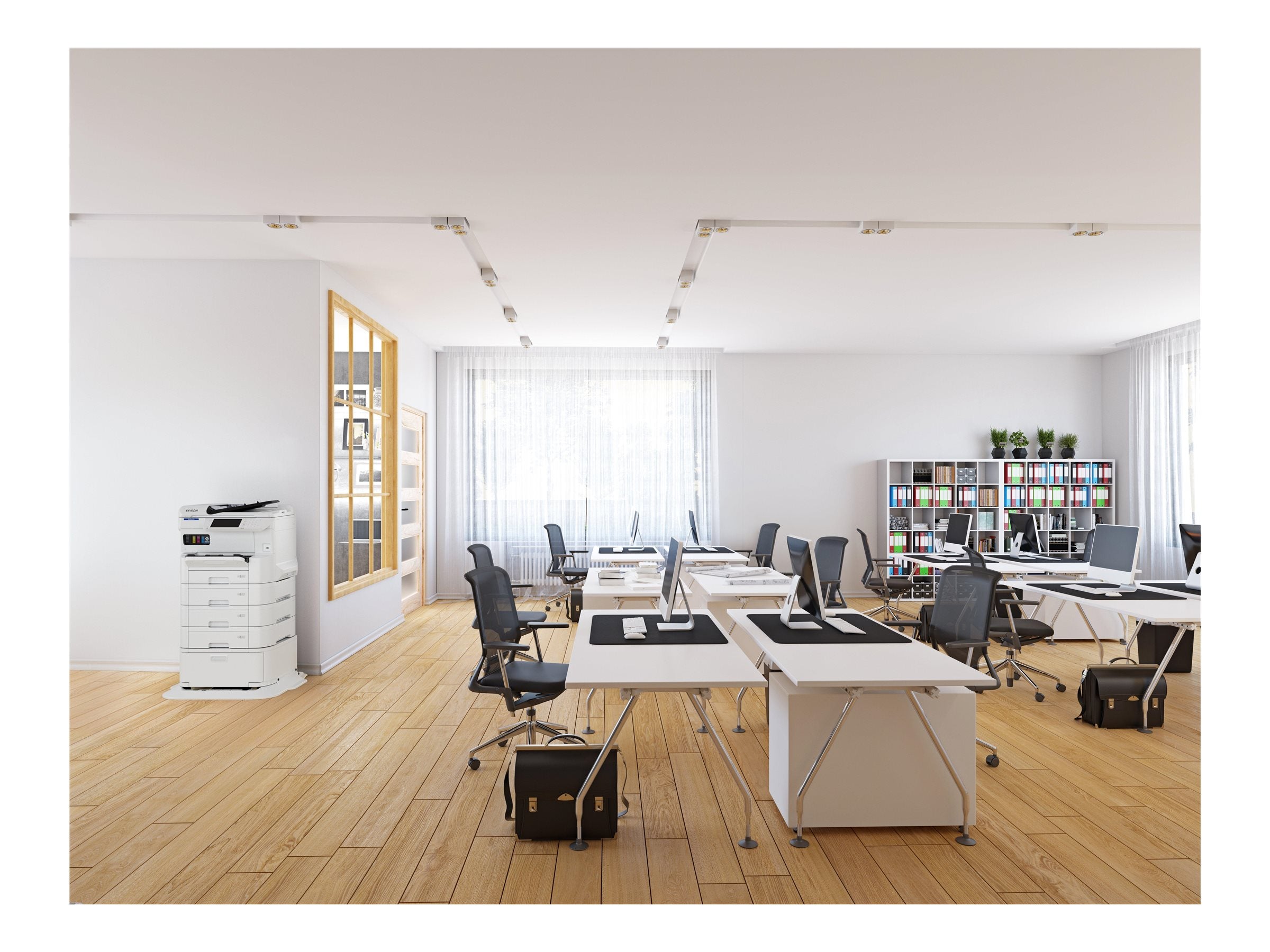 EPSON WorkForce Pro EM-C7100DWF MFP colour inkjet A3 297x420mm A3 22ppm Copy 25ppm Print 335sheets LAN Wi-Fi USB