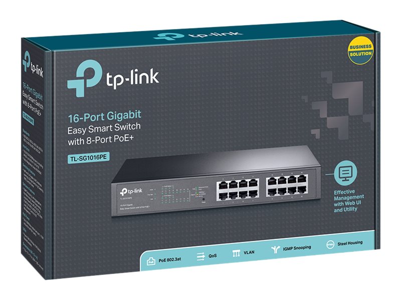 16-Port Gigabit Desktop/Rackmount Switch