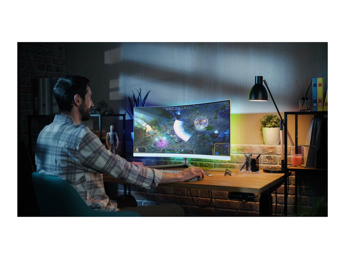 PHILIPS Evnia 5000 34M2C5501A - Ecran Gaming -  incurvé - 34" - 3440 x 1400 WQHD @ 180 Hz - 0.5 ms - VA - 300cd/m² - HDR400 - 2xHDMI