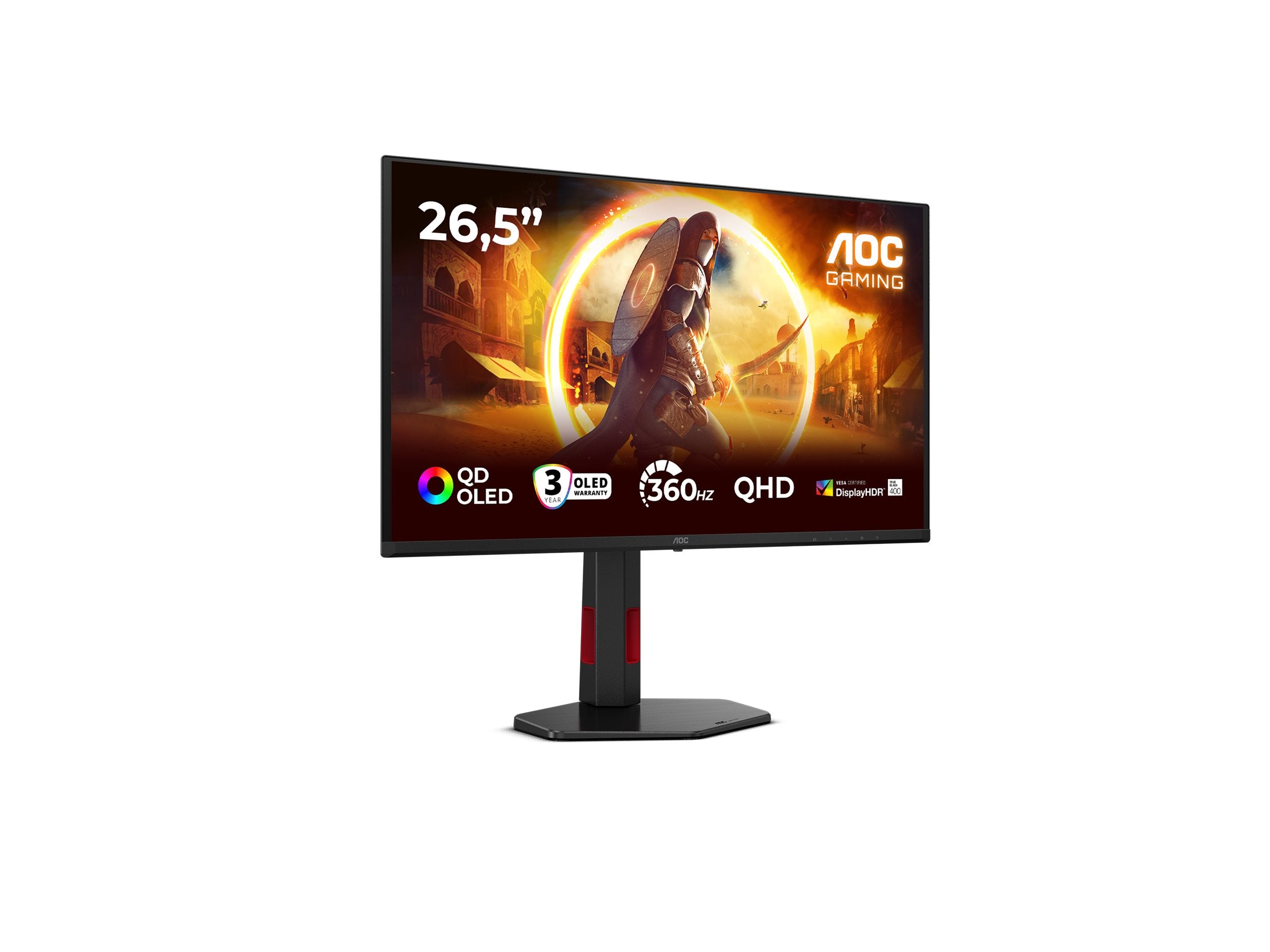 AOC Q27G4SDR 26.5p QHD 360Hz 0.03ms 1000cd/m2 HDMI 2.1x2 DP USB 3.2 HAS