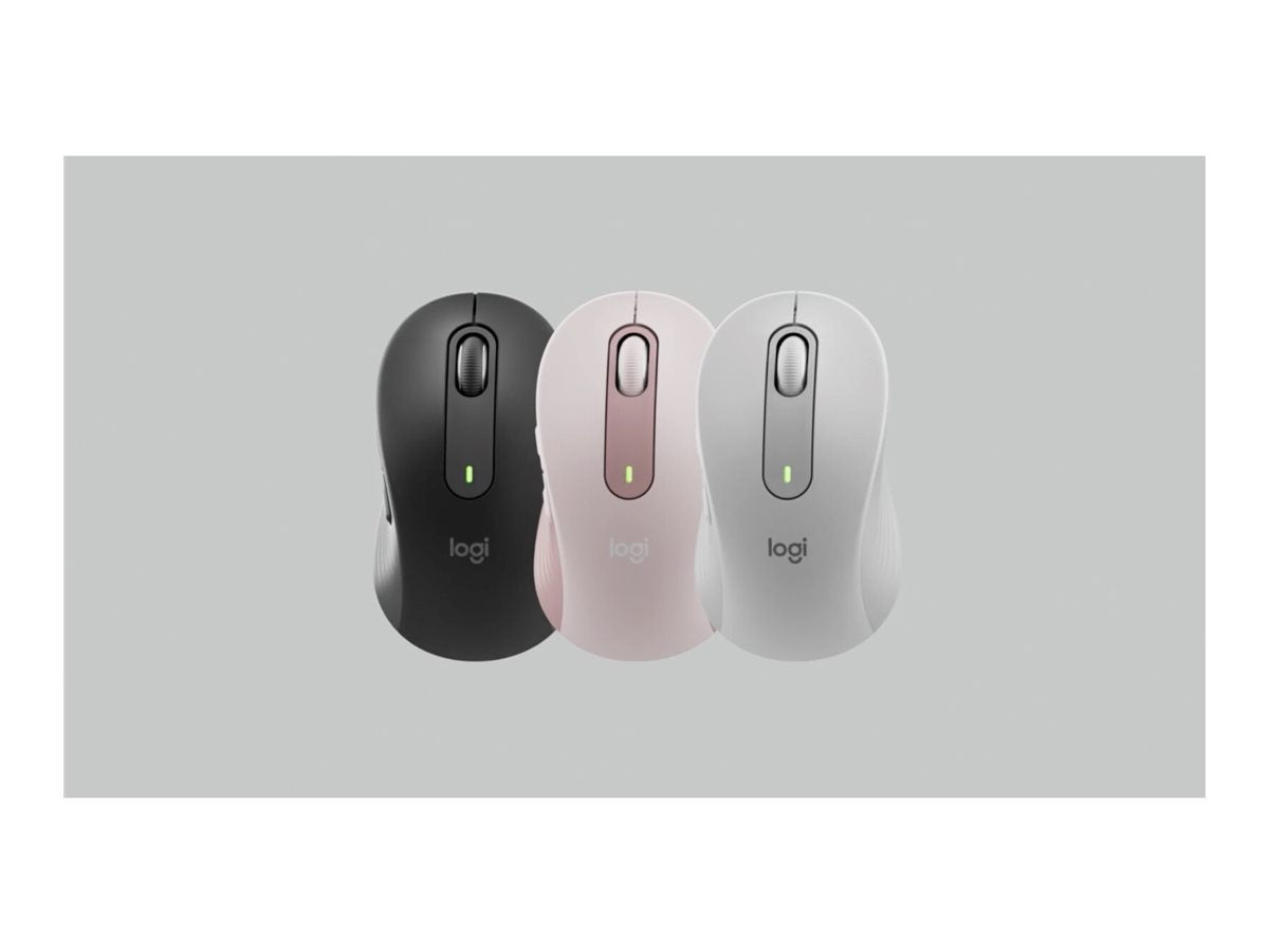 LOGITECH Signature M650 Mouse optical 5 buttons wireless Bluetooth 2.4 GHz Bolt USB receiver rose