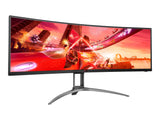 AOC B2 AG493UCX2 écran plat de PC 124 cm (48.8") 5120 x 1440 pixels Quad HD LED Noir