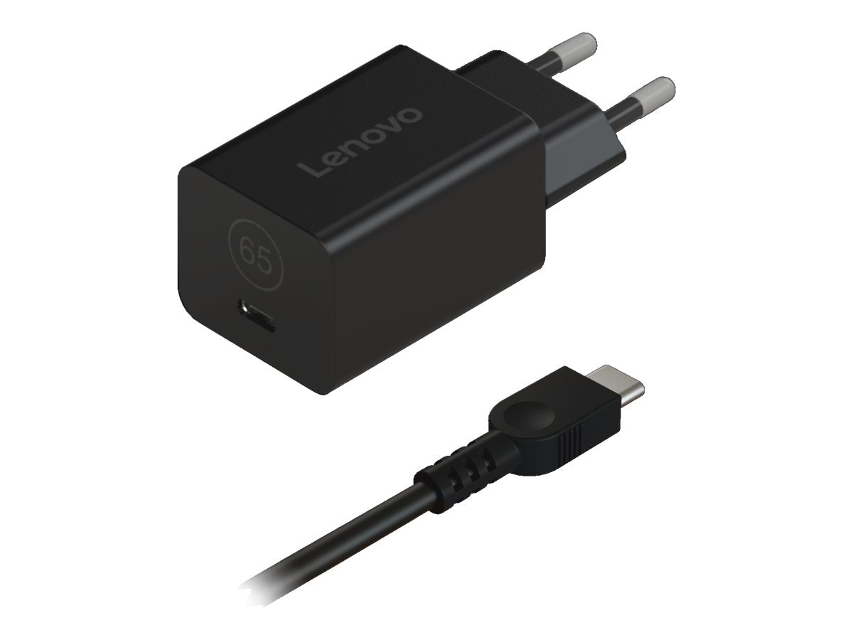 LENOVO Nano Power adapter GaN 65Watt USB-C black Europe