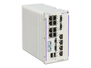 ALCATEL-LUCENT ENTERPRISE Hardened GigE fan-less switch 8x10/100/1000 BaseT RJ-45 802.3bt type-3 PoE 4x100/1000 BaseX SFP