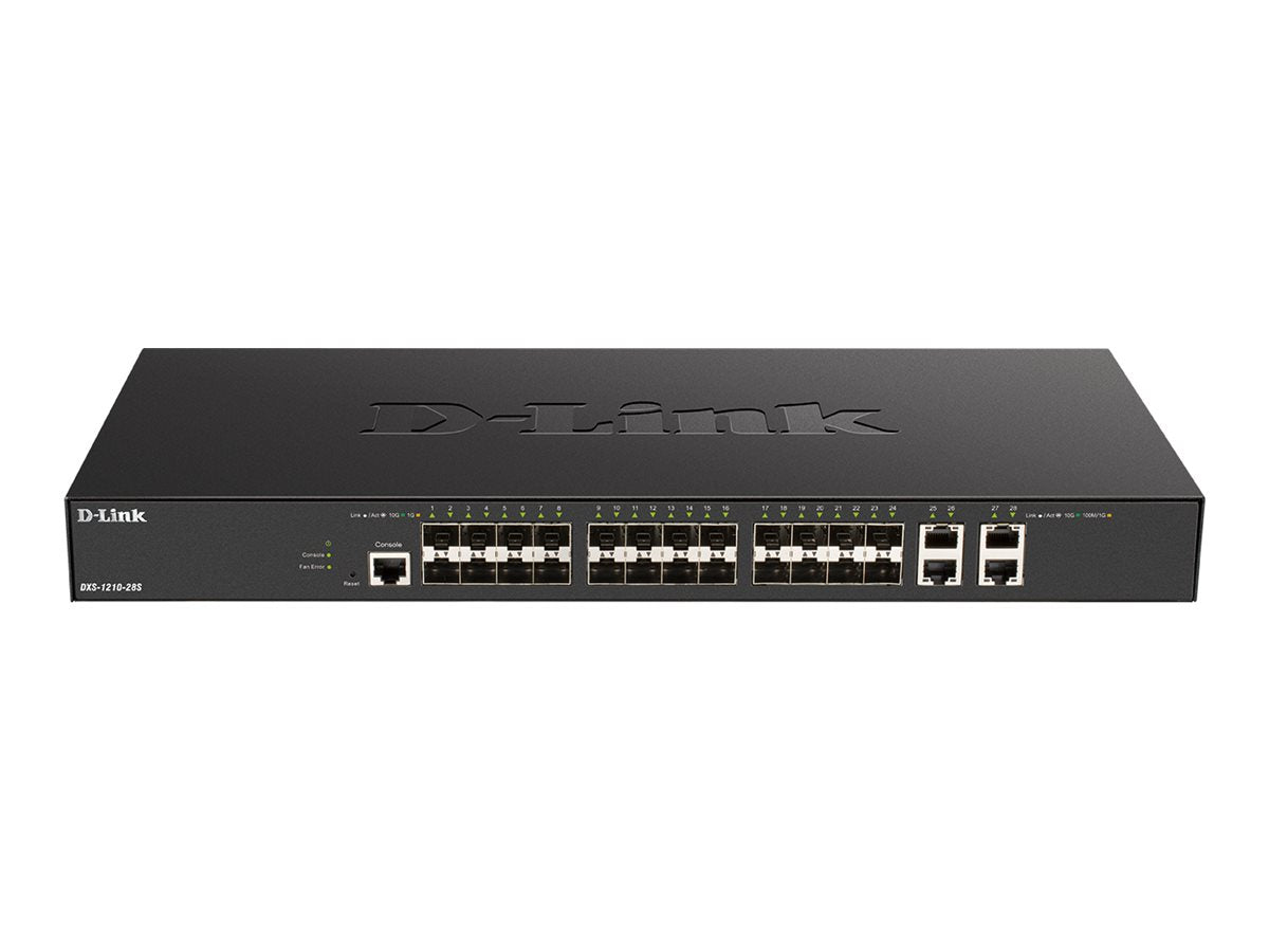 D-LINK Smart+ L2+ 24 ports Switch 10GbE SFP+ & 4 ports copper 10GbE