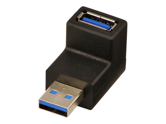 LINDY USB 3.0 Adapter Type A 90 degree down Type A Male/Female