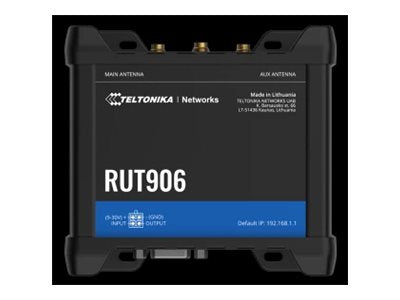 TELTONIKA NETWORKS RUT906 Dual Sim eSIM 4G/LTE/3G EMEA EU RS232 RS485 Router