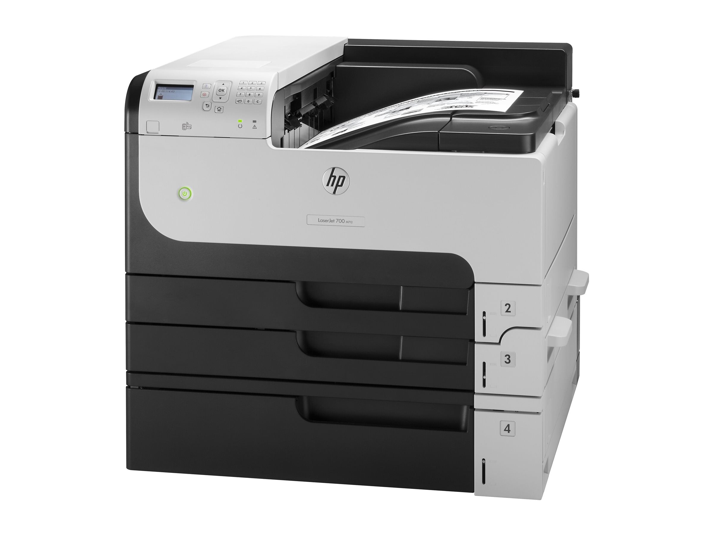 HP LaserJet Enterprise 700 M712xh Mono Laser Multifunction Printer LJ A3 Printer Up to 41/40 ppm A4/letter 600sheet standard input