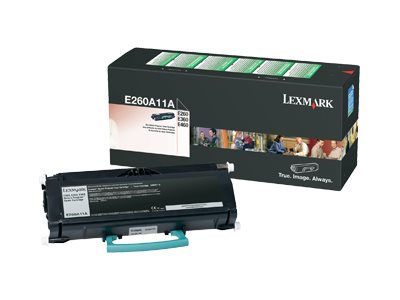 LEXMARK E260 E360 E460 cartouche de toner noir capacité standard 3.500 pages pack de 1 retour programme