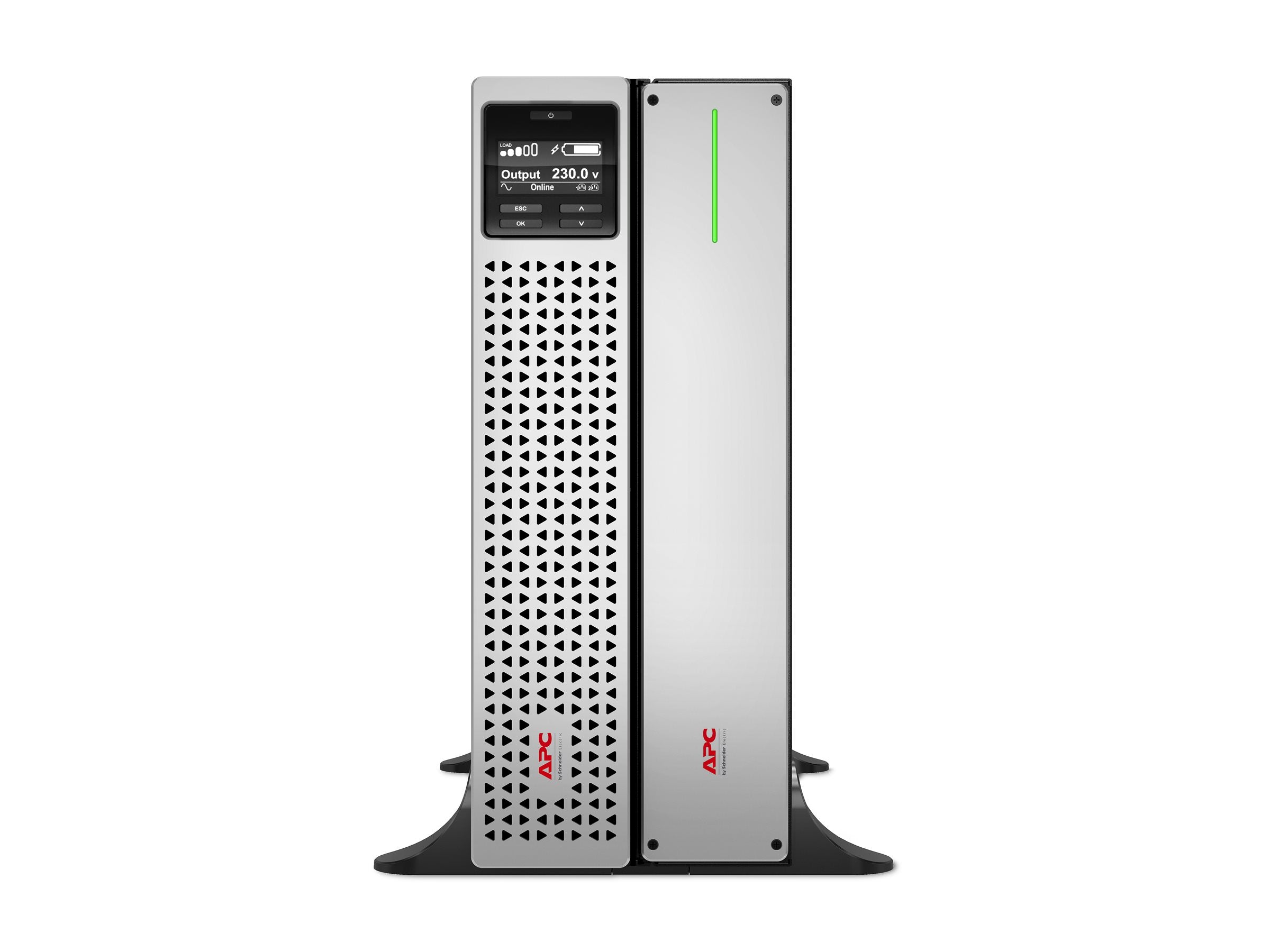 APC Smart-UPS On-Line UPS Li-ion rack-mountable AC 220/230V 2700Watt 3000VA USB output connectors 8 4U 1.83m cord Black silver