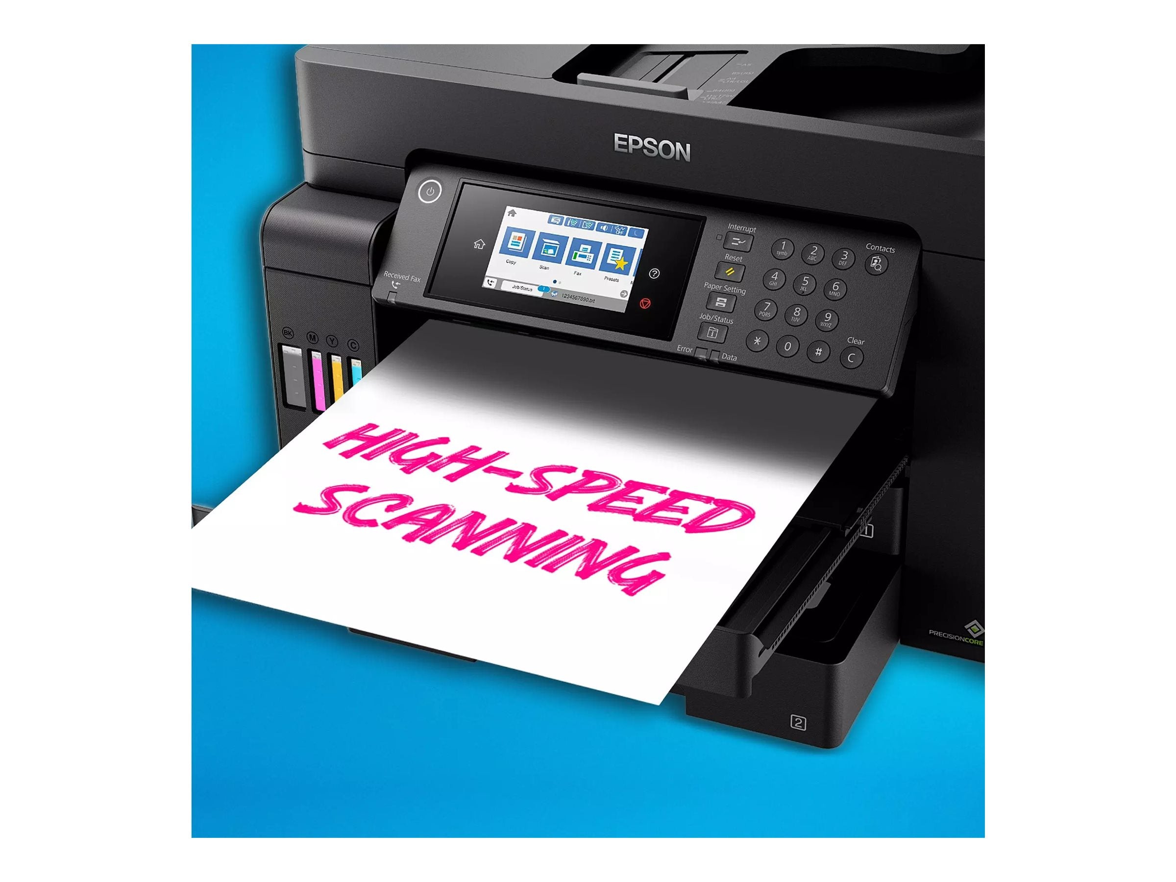 EPSON EcoTank ET-16655 MFP colour inkjet ITS A3 25ppm Print 550sheets USB LAN Wi-Fi Black