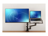 NEOMOUNTS DS20-425BL2 Support décran à fixer avec support pour ordinateur portable 17-27p - économie despace