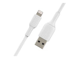BELKIN BOOST CHARGE USB-A to Lightning Cable PVC 0.15M White
