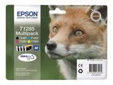 EPSON 2LB T1285 ink cartridge black and tri-colour standard capacity 5.9ml and 3 x 3.5ml 4-pack RF-AM blister w/s
