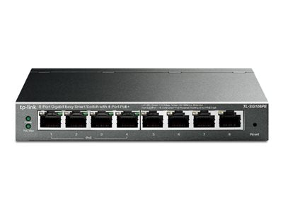 TP-LINK 8-Port Gigabit Desktop PoE Easy Smart Switch, 8 Gigabit RJ45 Ports inkl. 4 PoE Ports, 55W PoE Gesamtleistung