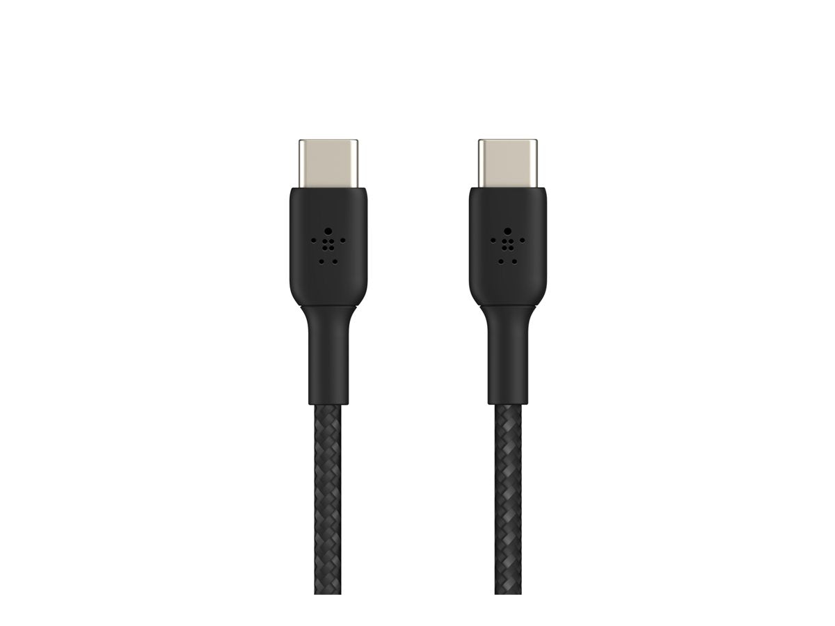 BELKIN BOOST CHARGE USB-C to USB-C 2.0 Cable Braided 1M Black