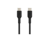 BELKIN BOOST CHARGE USB-C to USB-C 2.0 Cable Braided 1M Black
