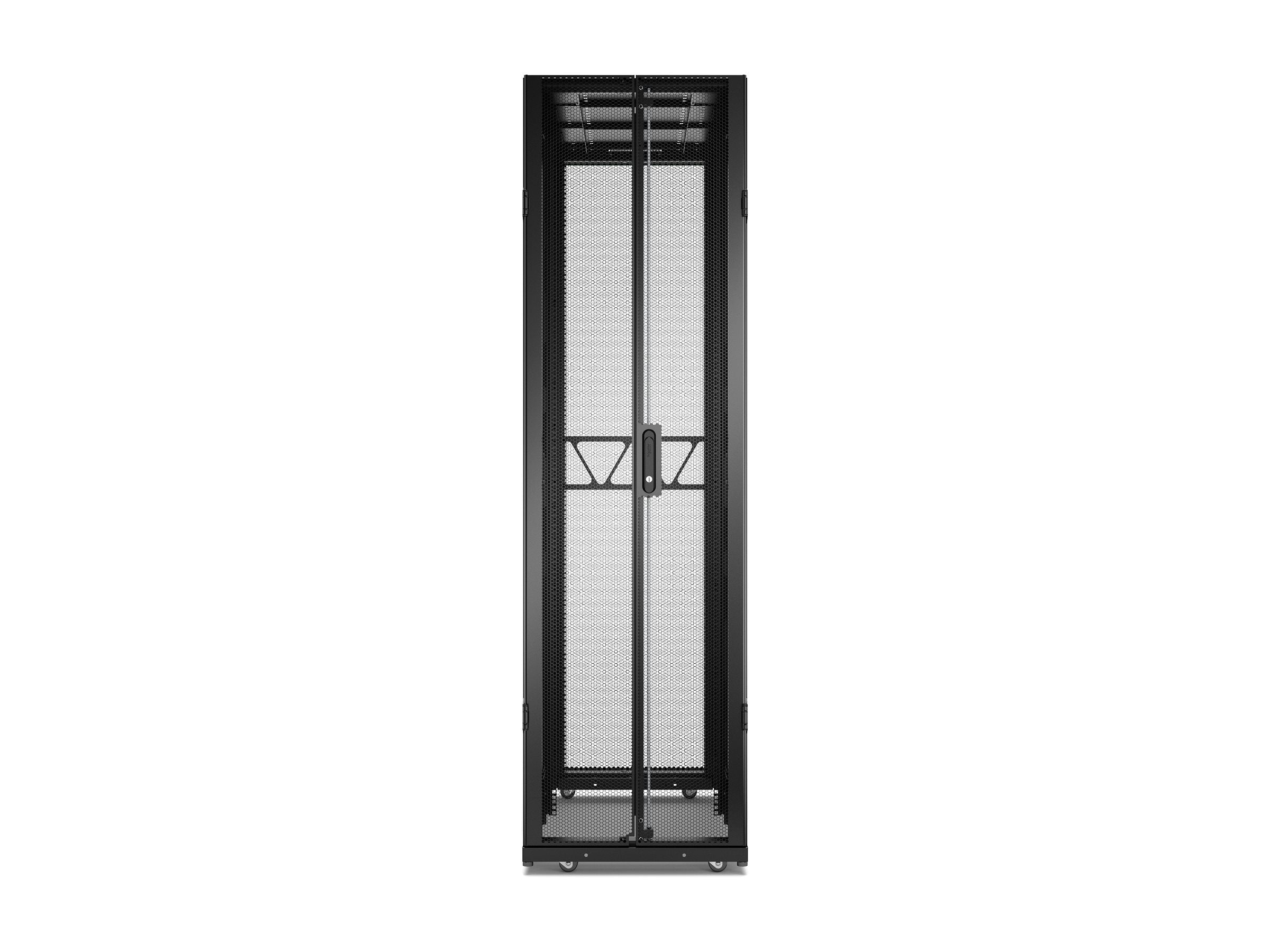APC NetShelter SX Gen 2 Rack cabinet 2124H x 600W x 1200D mm with sides floor-standing Black 45U 19 TAA Compliant