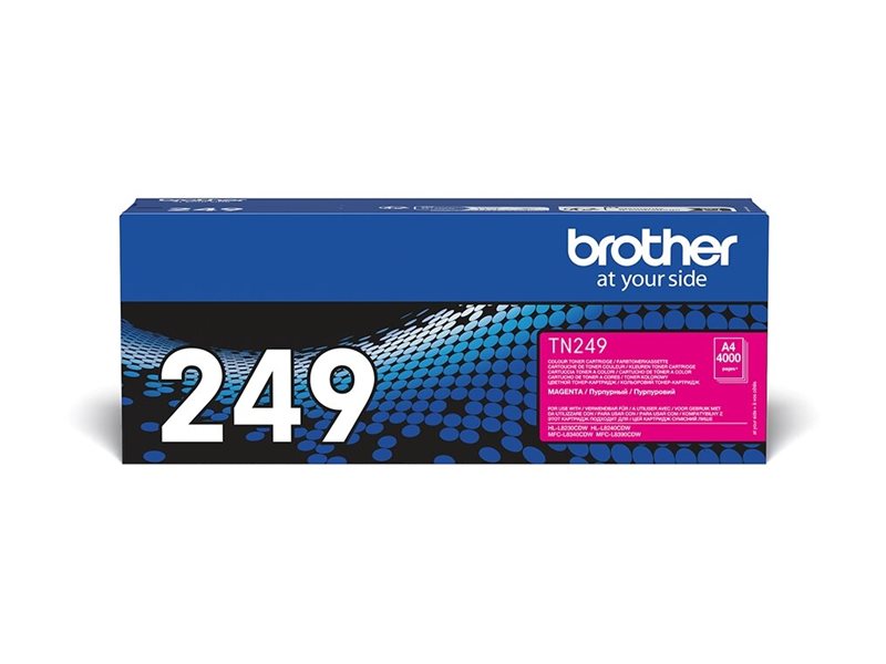 BROTHER TN-249M Magenta Toner Cartridge Prints 4.000 pages