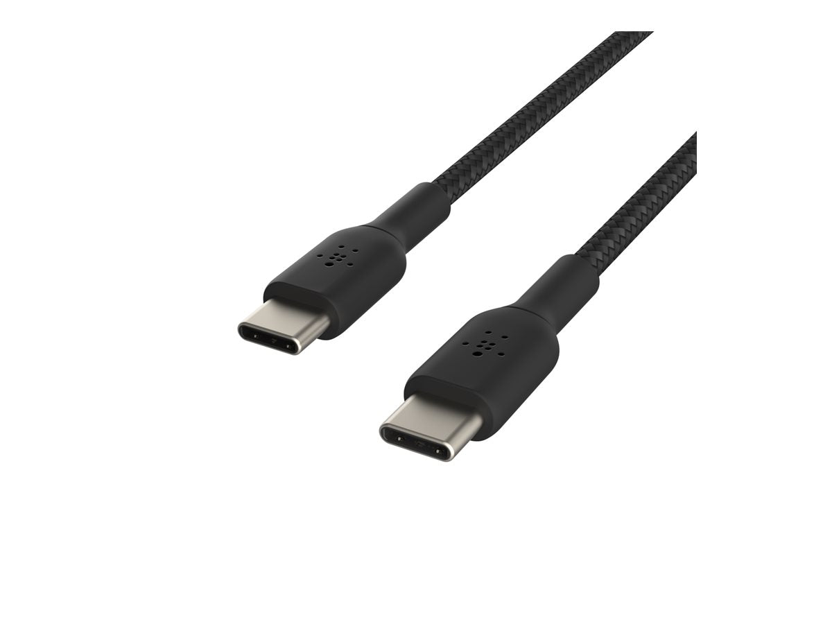 BELKIN BOOST CHARGE USB-C to USB-C 2.0 Cable Braided 1M Black