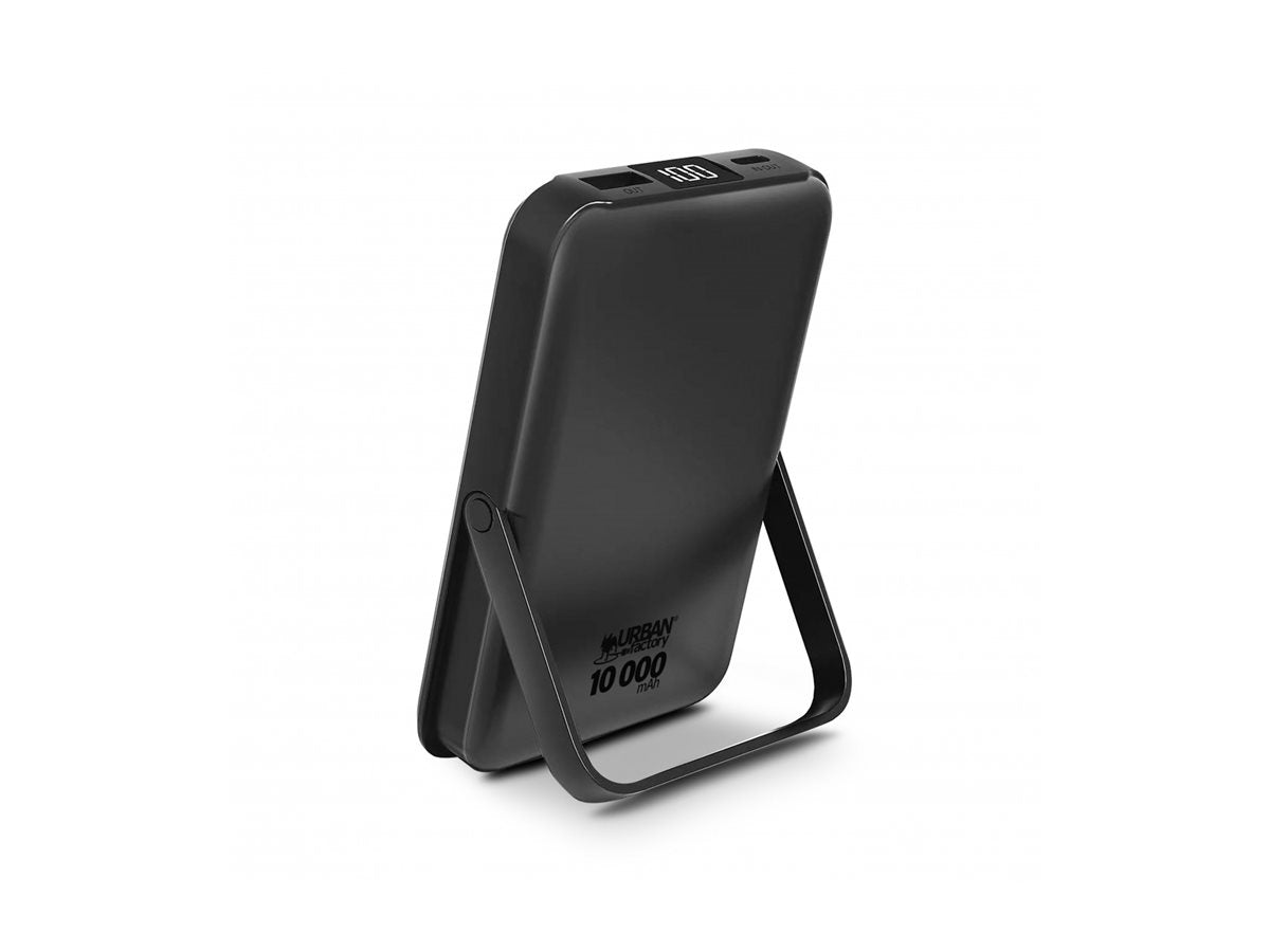 URBAN FACTORY MAGNEE POWER Wireless Magnetic Universal Powerbank 10.000mAh - Charcoal Black