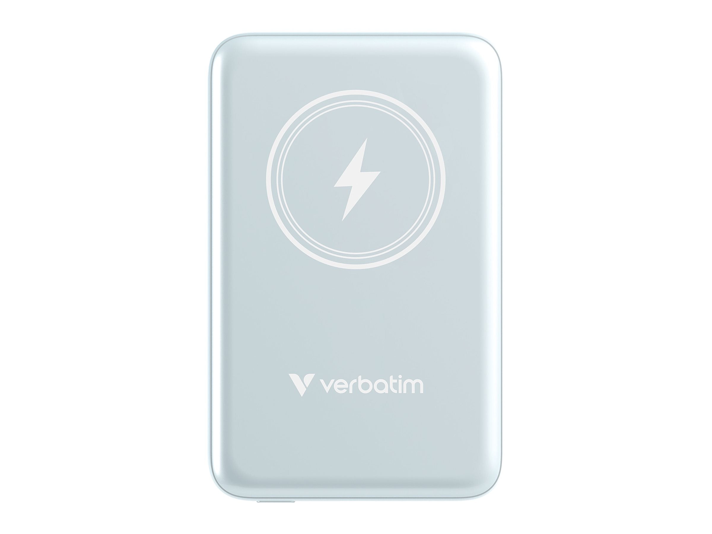 VERBATIM CHARGE N GO MAGNETIC WIRELESS POWER BANK 10000 BLUE WCF (P)
