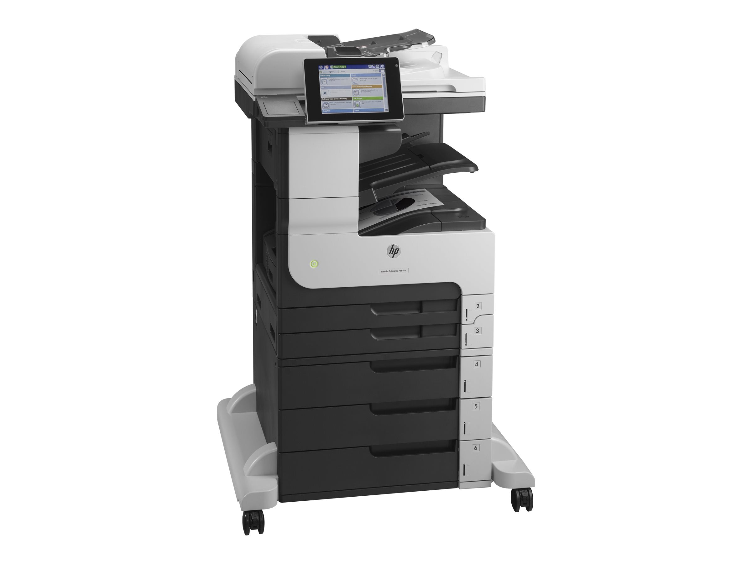 HP LaserJet Enterprise M725z MFP Mono laser A3 297x420mm A3 41ppm Copy 41ppm Print 2100sheets USB LAN