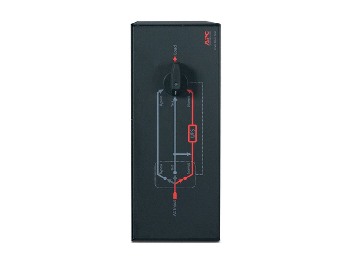 APC Service Bypass Panel Bypass switch rack-mountable AC 230V output connectors 10 Black