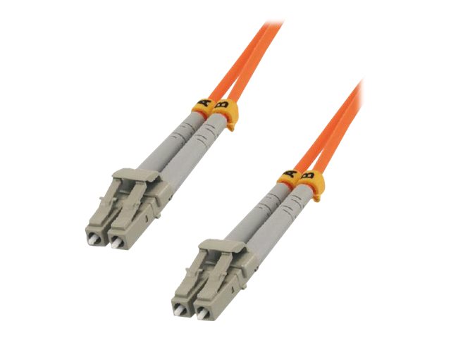 MCL FJOM2/LCLC-5M - Jarretière optique OM2 duplex multimode 50/125 - LC / LC-5m